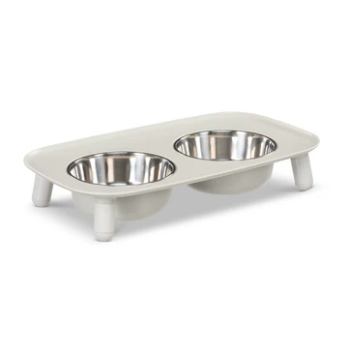 Raised Feeder (Light Grey) | Messy Pets