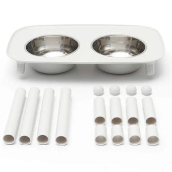 Raised Feeder (Light Grey) | Messy Pets
