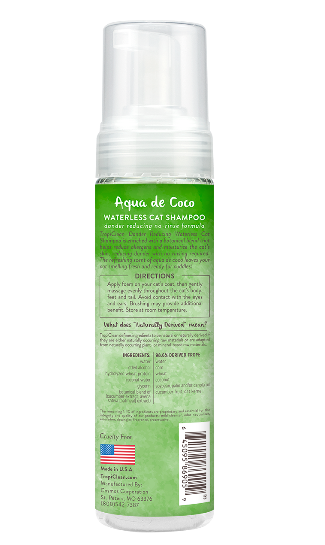 Dander Reducing Waterless Cat Shampoo | Tropiclean