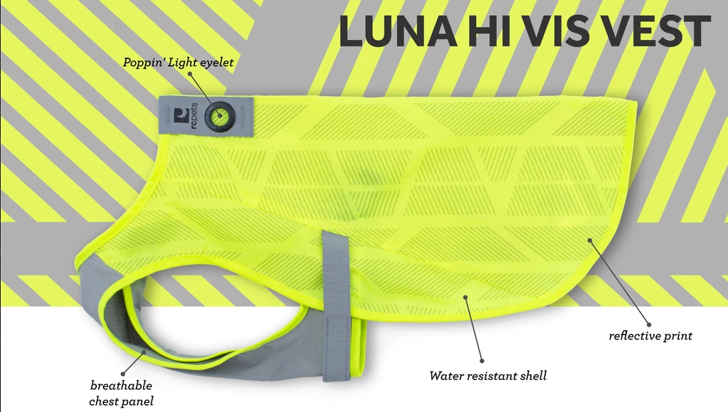 Luna Hi Vis Vest (XSmall 11") | RC Pets