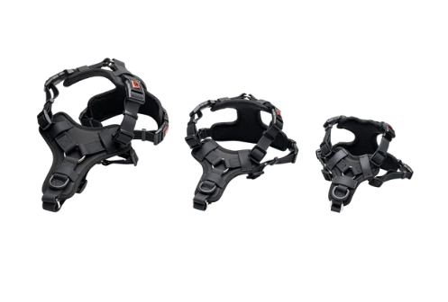 No-Pull Waterproof Comfort Harness (Black) | Smellydogz
