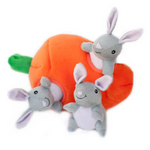 Bunny n' Carrot Burrow Dog Toy | Zippy Paws
