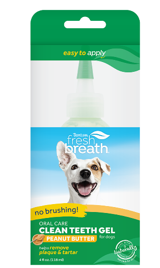 No-Brushing Dental Gel (4oz Peanut Butter) | Tropiclean