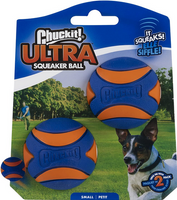 Ultra Squeaker Ball (Small, 2pk) | Chuckit!