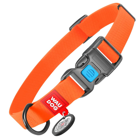 Waterproof Collar With Plastic Buckle (Assorted Colours) | Wau Dog