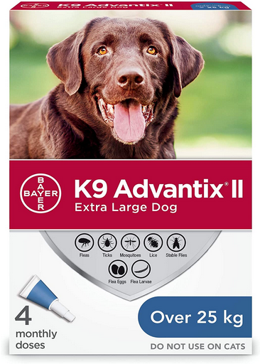 K9 Advantix II Flea & Tick Treatment (XLarge 55 lbs+) | Bayer