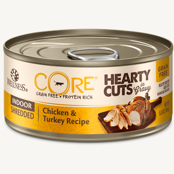 Hearty Cuts Indoor Chicken & Turkey Recipe (Cat Food) | Wellness