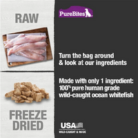 Ocean Whitefish Freeze Dried Dog Treats (50g) | PureBites