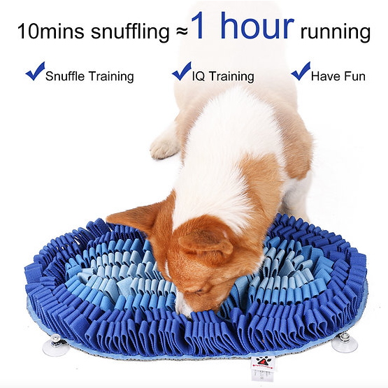 Anti-Bite Snuffle Mat (Ice Blue) | PawzNDogz