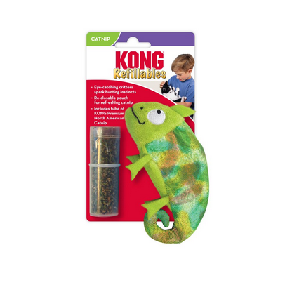 Refillables Chameleon Catnip Toy | KONG
