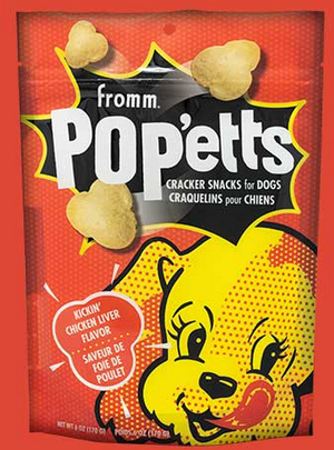 Pop'etts Cracker Snacks For Dogs (Kickin' Chicken Liver) | Fromm