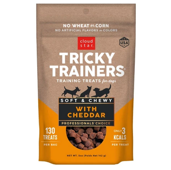 Soft & Chewy Tricky Trainers Dog Treats (Cheddar, 5oz) | Cloud Star