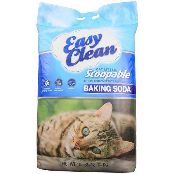 Easy Clean Baking Soda Scoopable Litter (40lb) | Pestell