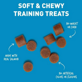 Soft & Chewy Tricky Trainers Dog Treats (Salmon, 5oz) | Cloud Star