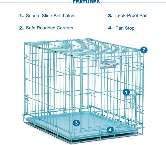 Blue Wire iCrate (24") | Midwest
