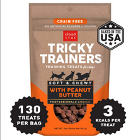 Soft & Chewy Tricky Trainers Dog Treats (Peanut Butter, 5oz) | Cloud Star