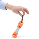 Toss'n  Stuff Hourglass Dog Toy (Orange) | Totally Pooched
