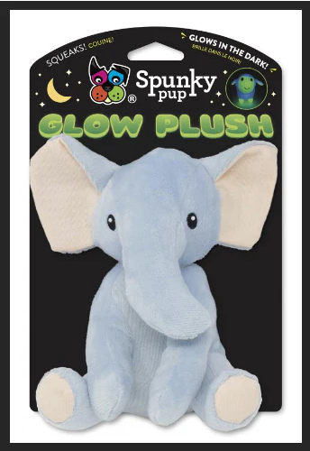 Glow Plush Elephant (Small) | Spunky Pup