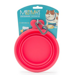 Silicone Collapsible Bowl (Large, Watermelon) | Messy Pets