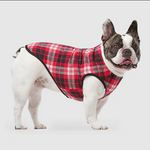 Reversible Vest (Black & Plaid) | Canada Pooch