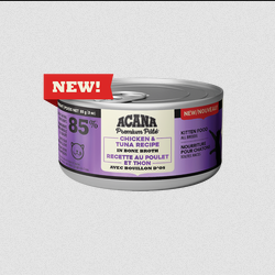 Chicken & Tuna Recipe In Bone Broth (Kitten Food, 3oz) | Acana