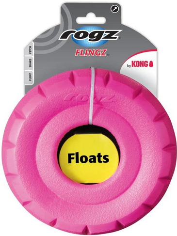 Flingz Pink Tire Dog Toy | Rogz