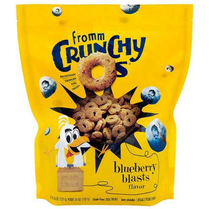 Crunchy O's Blueberry Blasts (26oz) | Fromm