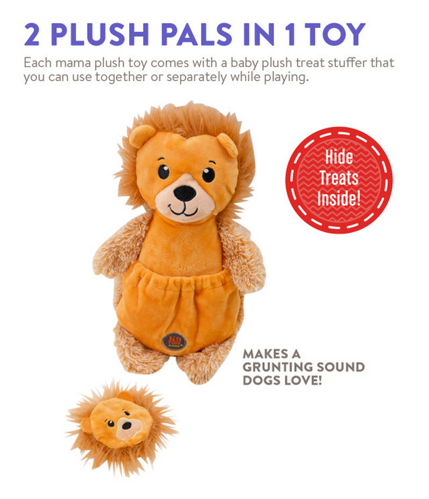 Pouch Pals Dog Toy (Lion) | Charming Pet