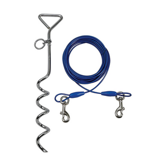 Tie Out Cable With Stake (Medium) | Smart Pet Love