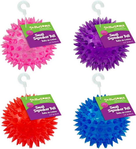 Small Squeaker Ball (Assorted Colours, 2.5") | Gnawsome