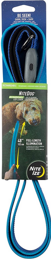 Rechargeable LED Light Up Leash (Blue) | Nite Ize
