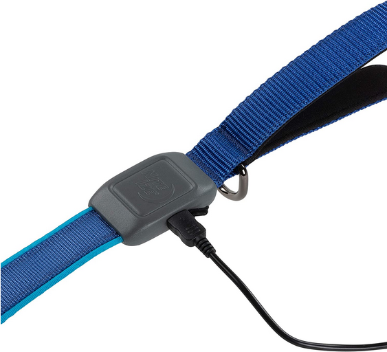 Rechargeable LED Light Up Leash (Blue) | Nite Ize
