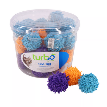 Mop Ball Cat Toy (Assorted Colours) | Turbo Cat