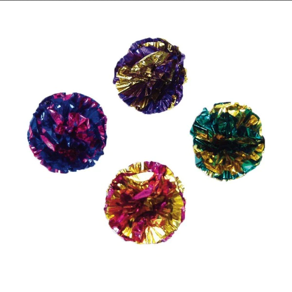 Krinkle Ball Cat Toy (Assorted Colours) | Turbo Cat