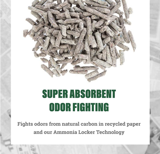 Recycled Paper Cat Litter (25lb) | Fresh News