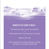 Daily Boosters Instant Goat's Milk With Probiotic (5.2oz) | The Honest Kitchen