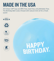 Happy Birthday Ball (Blue) | Planet Dog
