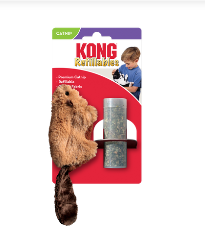 Refillables Beaver Catnip Toy | KONG
