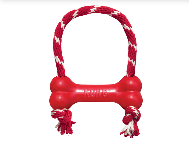 Goodie Bone With Rope (Medium) | KONG
