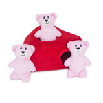 Heart 'N Bears Burrow Dog Toy | Zippy Paws