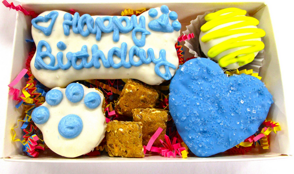 Happy Birthday Box (Blue) | The Barkery