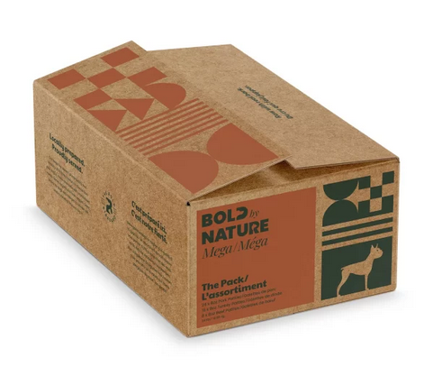 Mega Non-Chicken Variety Pack Raw Frozen Dog Food (24lb) | Bold By Nature