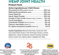 Hemp Joint Health (120 Count) | NaturVet