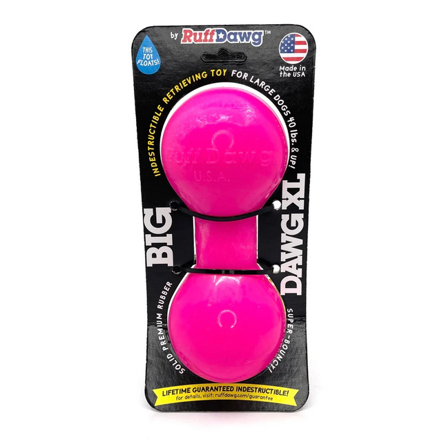 Indestructible Rubber Big Dawg Barbell (Assorted Colours, XL) | Ruff Dawg