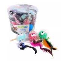 Monster Wand Cat Toy (Assorted Colours) | Turbo Cat