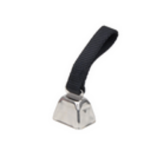Nickel Cow Bell For Dogs (Small) | Water & Woods