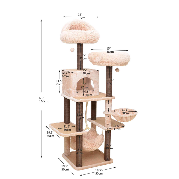 Catry Babylon 7-Level Cat Tree | PetPals Group