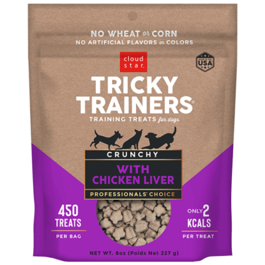 Crunchy Tricky Trainers Dog Treats (8oz) | Cloud Star