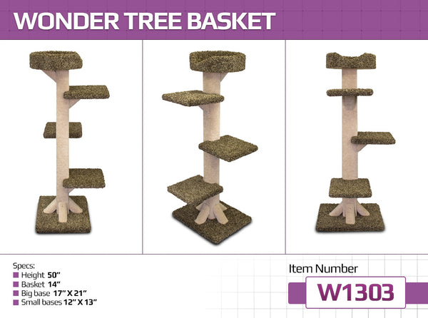 Cat Tree Basket | Wonder Pet