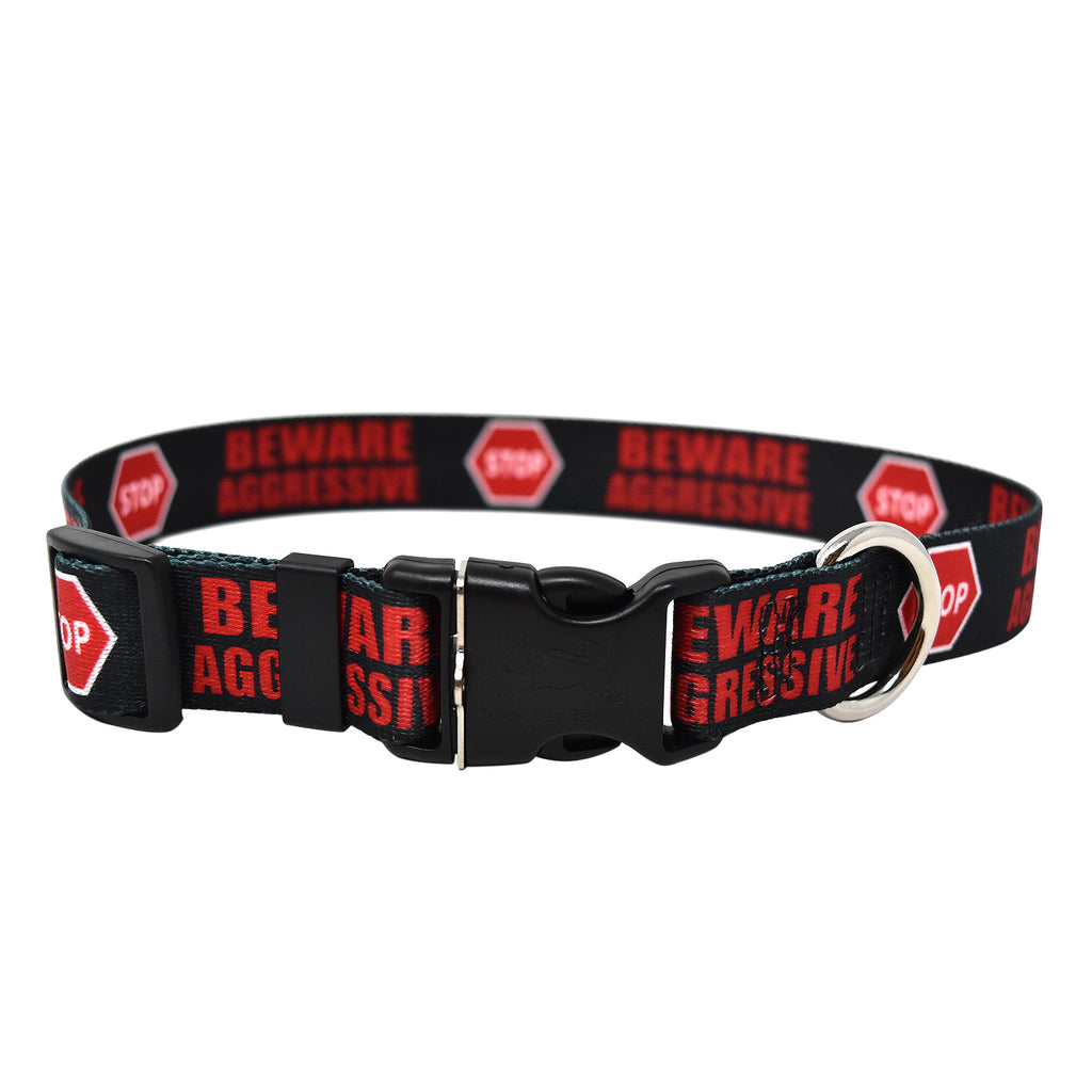 Caution Collars & Leashes | Yellow Dog Designs